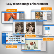 View Plustek Foto-Scanner – ePhoto Z300 German Design Award 2018, scannt 4x6 Fotos in 2 s, automatische Ausrichtung und CCD-Sensor. Unterstützt Mac und PC. image 4