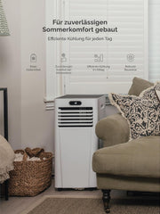 View MeacoCool MC Series Pro 10000 BTU Mobile Klimaanlage mit App-Steuerung, Fernbedienung, Energieklasse A, leise (53 dB), 4-in-1 Kühlung, 18–28 m², image 6