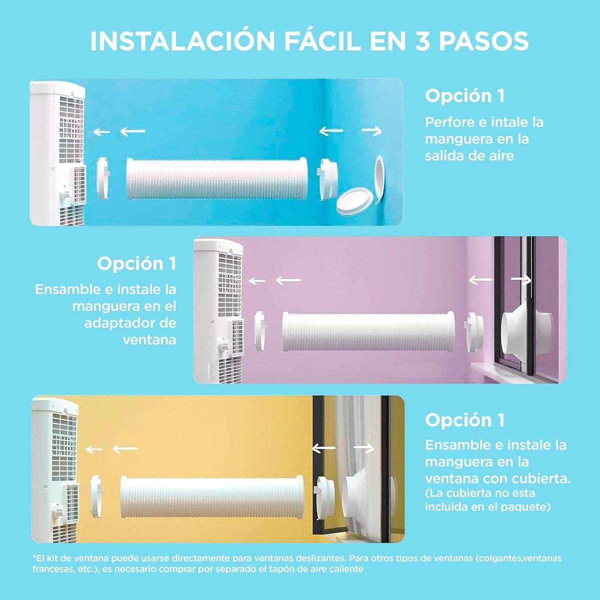 COMFEE Pingüino Aire Acondicionado Portátil 3 en 1 | 8000 BTU/2000 Frigorías Con App + Mando a Distancia | Climatizador y Deshumidificador | Bajo