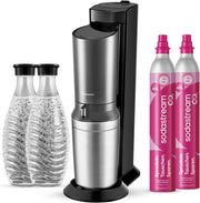 View SodaStream Crystal 3.0 Wassersprudler mit 2x Quick-Connect CO2-Zylinder und 2x Glaskaraffen image 1