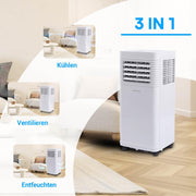 View BE COOL Mobiles Klimagerät 7000 BTU mit WLAN, 3in1 Klimaanlage zum Kühlen, Entfeuchten & Lüften, für Räume bis 24 m², Fernbedienung, Timer, image 6