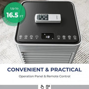 View Aire Acondicionado Portátil 3 en 1 de 8000 BTU con Deshumidificador y Modo Ventilador image 3