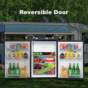 View Smeta Kühlschrank, Gas, 100 l, Campingauto, 12 V, 220 V, Dreifach-Kühlschrank, Gefrierschrank, Wohnwagen, Garage, Mobilheim, Schlafzimmer, Haus, leise image 4