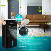 View KESSER Mobile Klimaanlage 4in1 Luftkühler – Air Cooler mit Fernbedienung & Timer, 10L Wassertank, Ionisator & Luftbefeuchter, Ventilator Klimagerät image 6