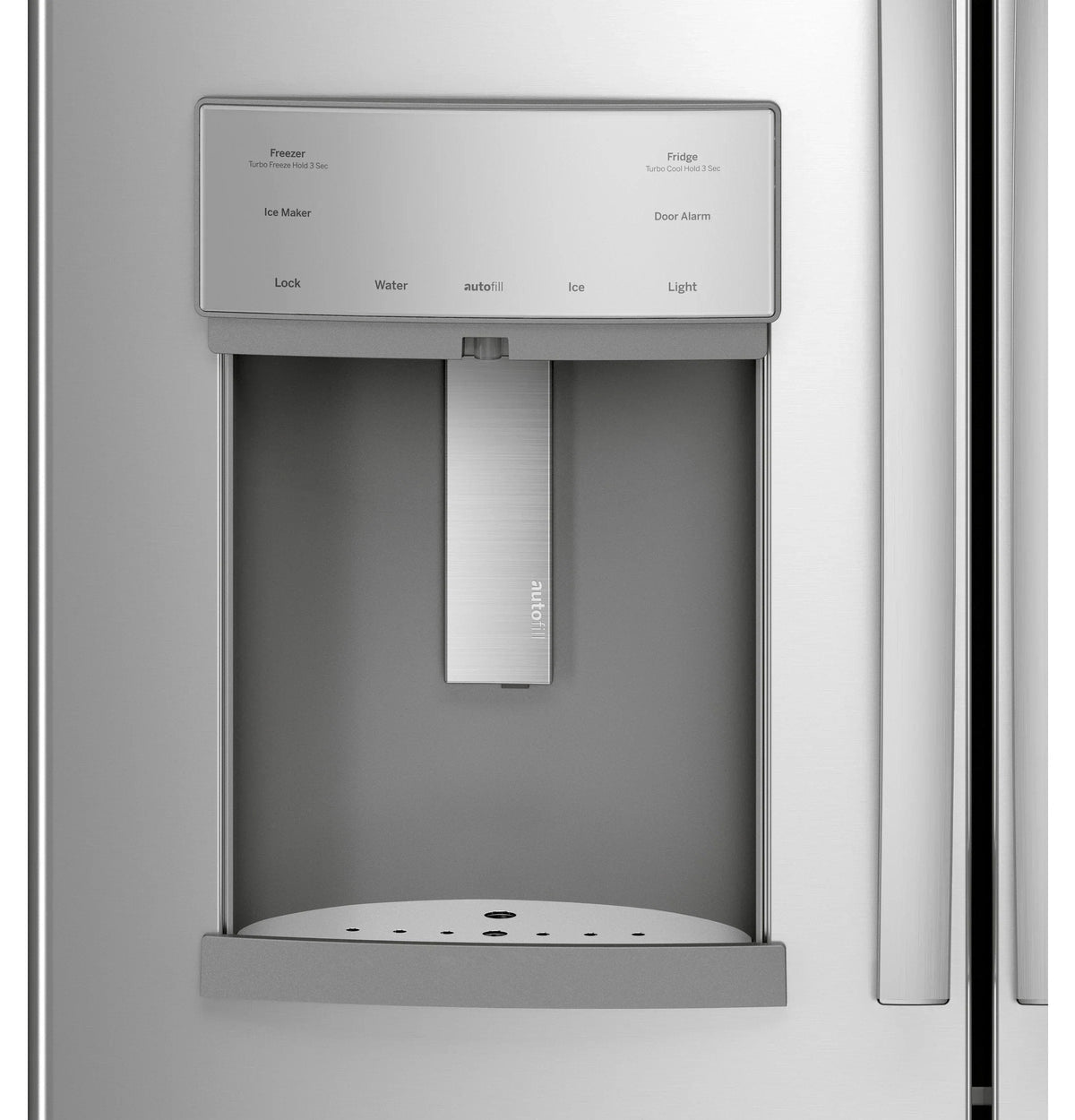 2025 Refrigerador French Door GE Profile Series ENERGY STAR de 27.7 pies cúbicos, resistente a huellas dactilares, con llenado automático manos libres