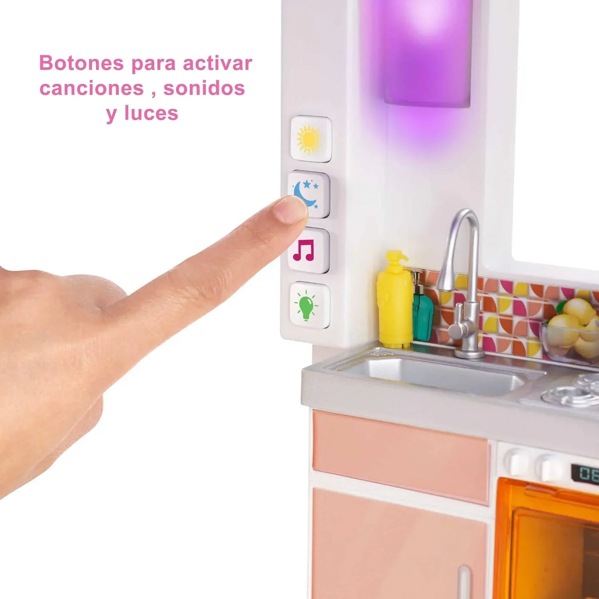 Barbie Casa de Muñecas Dreamhouse - con Piscina, Tobogán y Ascensor - Luces y Sonido - 75+ Piezas - 104 x 109 cm - Regalo para Niños de 3-7 Años,