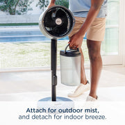 View Shark FlexBreeze Pro Nebelventilator – Indoor & Outdoor, Integriertes Nebel, Sockel auf Tischplatte, kabelgebunden oder kabellos, bis zu 24 Stunden image 6