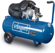 View Scheppach Druckluft Kompressor HC120DC ölgeschmiert und langlebig 2200W Leistung 100L Kessel max. 10bar Druck 371L Ansaugleistung mit Fahrvorrichtung, image 1