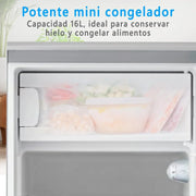 View Midea Nevera pequeña 113L con Congelador - Mini frigorífico pequeño para la Habitación/Caravana/Camping - Mini Bar Bajo Consumo - Frigorifico Bajo image 3