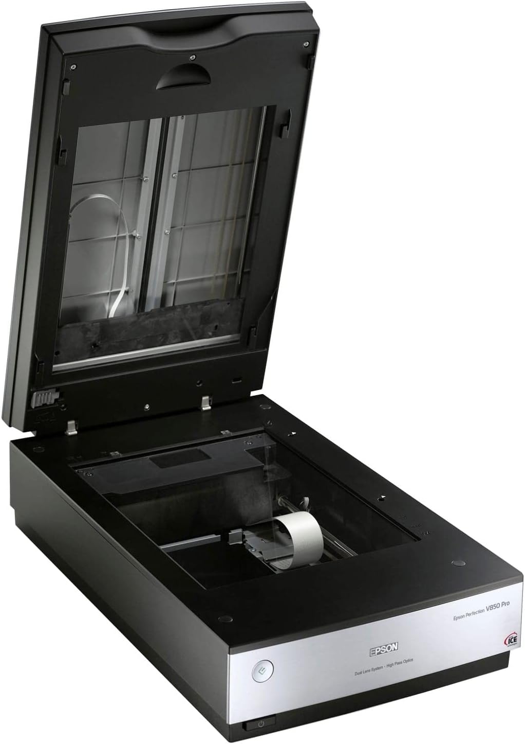 Epson Perfection V850, professioneller Fotoscanner, Scanner zum Digitalisieren von Fotos, Vorlagen, Dias und Negativen, Flachbettscanner mit hoher