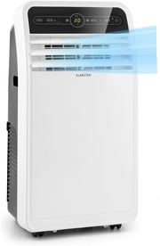 View Klarstein Mobile Klimaanlage mit Abluftschlauch, 4-in-1 Klimagerät mit Ventilator, Luftentfeuchter & Nachtmodus, Kleine & Portable Klimaanlage für image 3