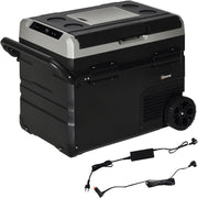 View Outsunny Nevera Compresor Portátil 60L Nevera Portátil Eléctrica para Coche Congelador CC 12V/24V hasta -20°C con Pantalla LED Táctil Asa Retráctil image 1