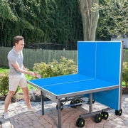 View Mesa de Ping-Pong Exterior JOOLA Nova Pro Plus con Red Impermeable, 9x5 pies, Plegable, Superficie de Aluminio image 2