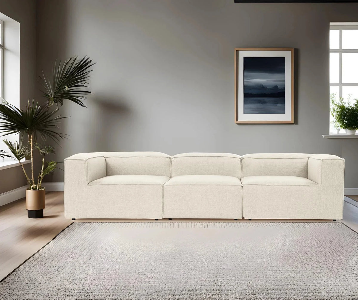 Fora 3 3er Sofa - Ecru