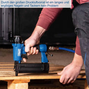 View Scheppach Druckluft Kompressor HC120DC ölgeschmiert und langlebig 2200W Leistung 100L Kessel max. 10bar Druck 371L Ansaugleistung mit Fahrvorrichtung, image 5