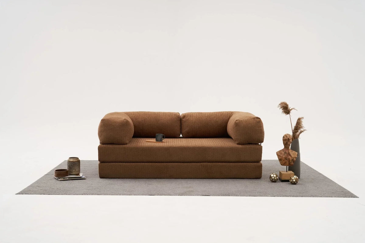 Comfort 3er Sofa - Braun