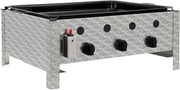 View BBQ-Toro Edelstahl Gastrobräter | 3-flammig | 64 x 52 x 27 cm | Gastrogasgrill, Wurstbrater, Tisch Grill | Gastrogrill, Tischgasgrill, Gastischgrill, image 1