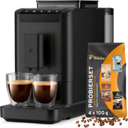 View Tchibo Kaffeevollautomat Esperto2 Caffè mit 2-Tassen-Funktion für Caffè Crema und Espresso, Granite Black - INKLUSIVE Kaffeeprobierset GRATIS image 1