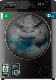 View Cecotec Lavadora 10Kg Carga Frontal Bolero DressCode 10610 Inverter Steel A. 1400 RPM, Steam Max, Motor Inverter Plus, 15 Programas, OnSmart, Smooth image 2