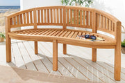 View riess-ambiente.de Massive Gartenbank XXL Empire Teak 150cm Natur Teakholz image 2