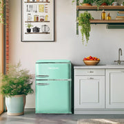 View Cecotec Nevera Pequeña - Frigorífico 2 Puertas - Retro 86L - Bolero CoolMarket 2D Origin 86 Green E. 89,3cm de Alto y 48,7cm de Ancho, Clase image 3
