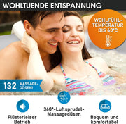 View BRAST Whirlpool aufblasbar MSpa | 4-8 Personen | viele Modelle rund und eckig | Ø 125-224cm | In-Outdoor Pool | bis zu 144 Massagedüsen | inkl. image 5