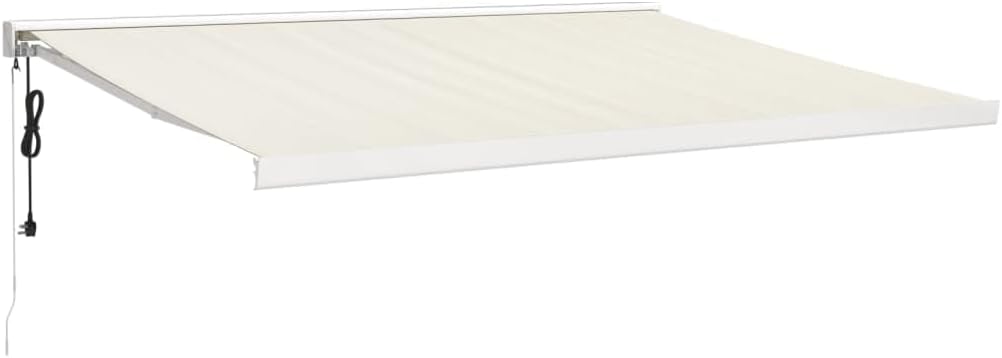 Toldo Articulado Eléctrico con Mando a Distancia, Toldo Retráctil 4x3 m, Toldo Exterior Enrollable, Toldo con Abrazadera, Toldo Motorizado Incluye
