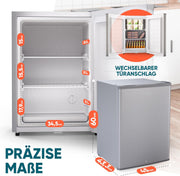 View Stillstern Mini Gefrierschrank (42L) -18°C, Eiswürfelschale, Schloss, Türanschlag wechselbar, 4-Sterne Tiefkühlschrank für Camping/Büro Gefriertruhe image 2