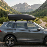 View Dachbox VDP-MAA320 schwarz matt Auto-Dachkoffer abschließbar 320 Liter image 5