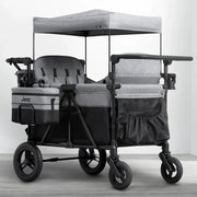 View Carrito-Paseador Jeep Wrangler Deluxe para 4 Niños – Capota Desmontable, Bolsa Térmica, Asientos Modulares, Almacenamiento XXL, Ruedas Antipinchazos, image 2