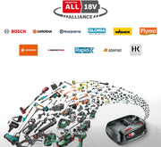 View Akku-Mähroboter VISIMOW18V-100 (für Rasenflächen bis 100 m², Schnittbreite: 16 cm, Schnitthöhe: 20-60 mm, mit Ersatzmessern, inkl. Akku und Ladegerät) image 2