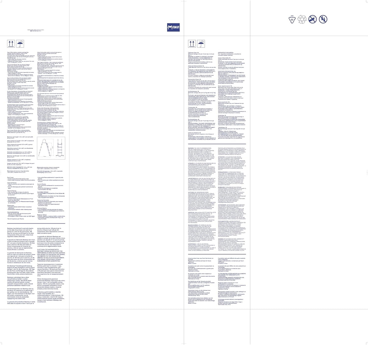 Bestway Stahl Pro Max 3,66 x 1,22 m Pool Set