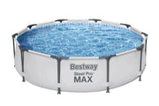 View Piscinas portátiles elevadas redondas Bestway 56408 para niños y adultos (3,05 m x 76 cm) image 4