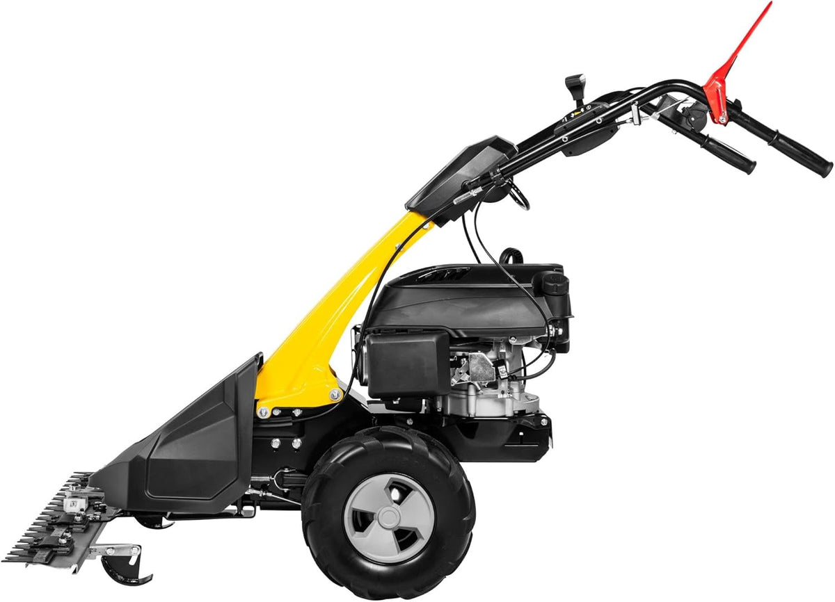 TEXAS Profi Benzin Balkenmäher CB8750 196ccm Wiesenmäher Hochgrasmäher Rasenmäher mit Antrieb Radantrieb | 5,7PS | 4200Watt | Schnittbreite 870mm | 4-