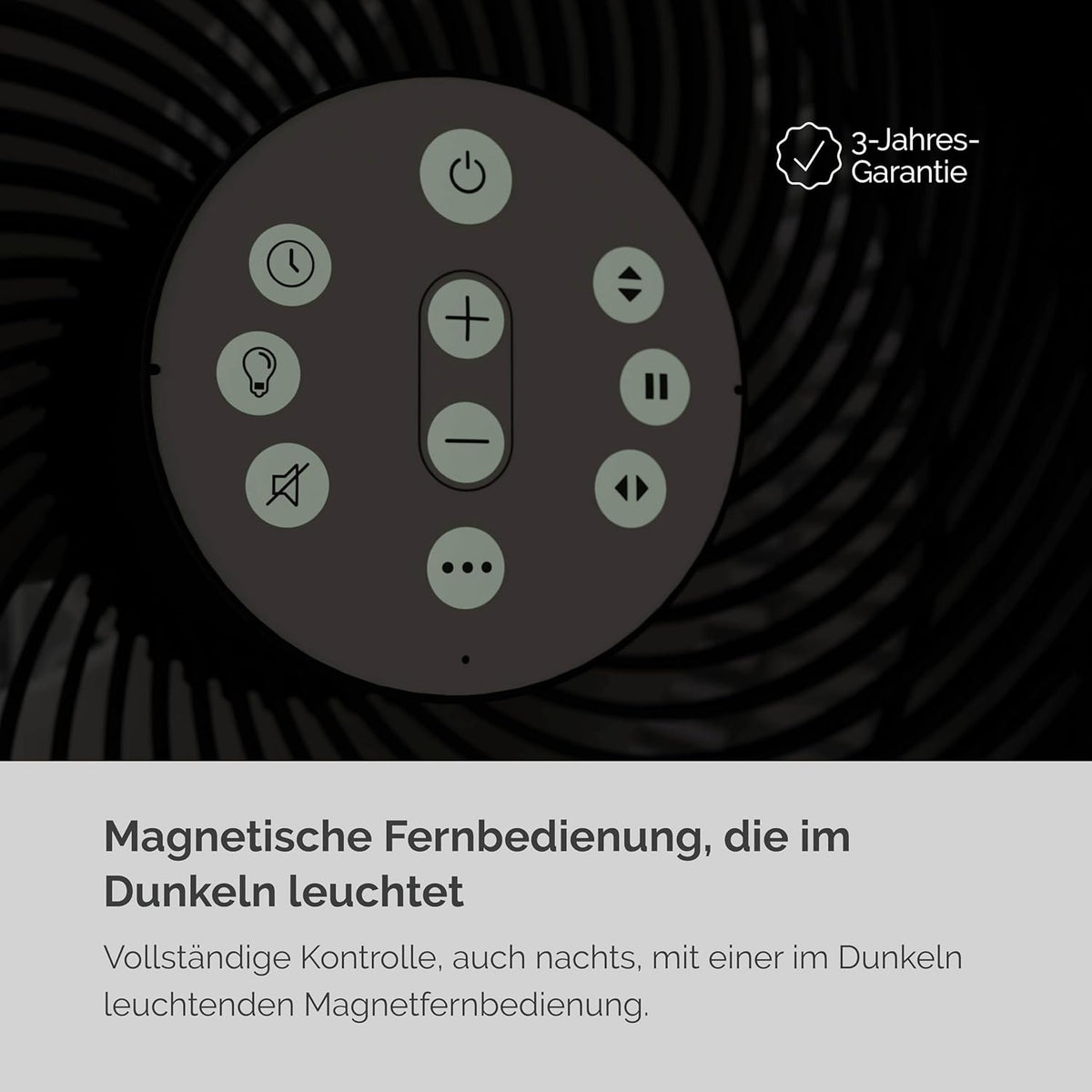 MEACO MeacoFan Sefte Tischventilator - 10 Luftumwälzer mit 12 Geschwindigkeiten - Horizontale und vertikale Oszillation - 3 Oszillationsbereiche -