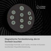View MEACO MeacoFan Sefte Tischventilator - 10 Luftumwälzer mit 12 Geschwindigkeiten - Horizontale und vertikale Oszillation - 3 Oszillationsbereiche - image 6