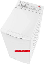 View Corberó - Lavadora Carga Superior 6.5kg| CLACSM6524 | 1200 RPM | 16 Programas, Función Vapor, ECO, limpieza tambor| Inicio Diferido| Lavado Rápido | image 1