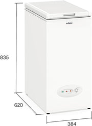View Edesa Congelador Horizontal EZH-0611, Altura 0.84 m, Termostato Ajustable, Fácil Limpieza, Alarma Integrada, Bajo Nivel Sonoro, Gran Capacidad 59 l, image 3