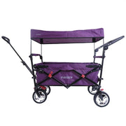 View Bollerwagen FUXTEC FX-CT700, Carro Plegable Gris para el Transporte de niños, Ciudad, Campo, Playa o montaña - con Capota Anti-UV, asa de Empuje, image 5
