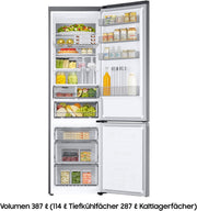 View Samsung RB38C7AGWS9/EF Kühl-Gefrierkombination, 203 cm, 387 l, AI-Kühlschrank mit Gefrierfach, SmartThings AI Energy Mode, Cool Select+, Twin Cooling image 5