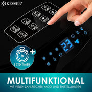 View KESSER Mobile Klimaanlage 4in1 Luftkühler – Air Cooler mit Fernbedienung & Timer, 10L Wassertank, Ionisator & Luftbefeuchter, Ventilator Klimagerät image 3