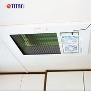 View TITAN Leiser Dachventilator, 12 V Gleichstrom, 140 mm, doppelt, wendbar, Dachfensterventilator mit kabelloser Steuerung für Wohnmobil, Wohnmobil, TTC- image 6