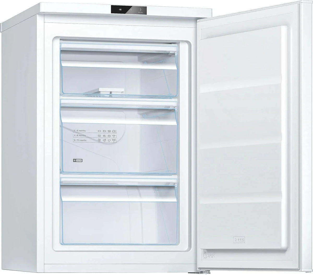 Bosch GTV15NWEB - Congelador de montaje libre (serie 2-83 L, 3 cajones de congelación, 85 x 56 cm), color blanco