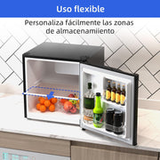 View CHIQ Frigorífico Minibar capacidad 46L, Compresor incorporada, Botellero y Compartimiento Congelador, Control de Temperatura regulable, Bajo Nivel de image 5