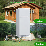 View SMETA Nevera Gas con Congelador, 265L (203L+62L), 220V, Refrigerador Congelador Combinado, Refrigerador Camping Gas para Autocaravana, Garaje, image 2
