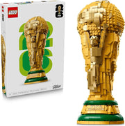 View Editions Trofeo Oficial de la Copa Mundial de la FIFA - Trofeo de Juguete - Maqueta 3D con Minifigura Coleccionable - Regalo de Fútbol para Niños y image 1