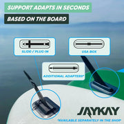 View JayKay Sup E-Fin | Aleta eléctrica para Tabla de Sup, Kayak y Windsurf | hasta 6 Horas de image 3