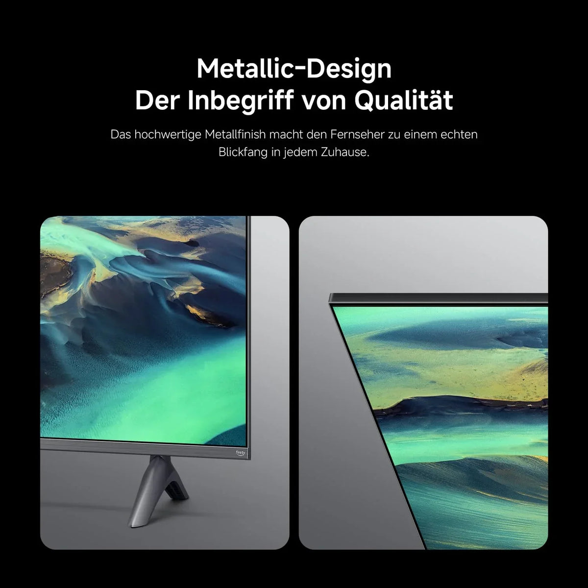 Xiaomi TV F Pro 32, 32 Zoll (81 cm), QLED, Smart TV, Fire OS7, Triple Tuner DVB-C/S/S2/T/T2,Dolby Audio , DTS Virtual:X, DTS-HD, Sprachsteuerung mit