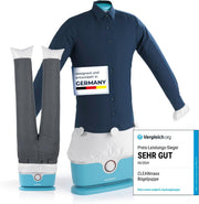 View CLEANmaxx automatischer Hemdenbügler inklusive Hosenaufsatz | Bügler für Hemden, Blusen & Hosen, schonender als Wäschetrockner und Bügeleisen | image 1