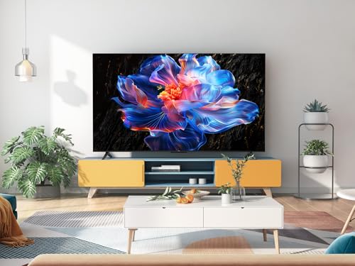 TCL 55V6C 55 Zoll Direct LED TV, 4K HDR Fernseher, Smart TV mithilfe von Google TV (Dolby Audio, Motion Clarity, Kompatibel mit Google Assistant &